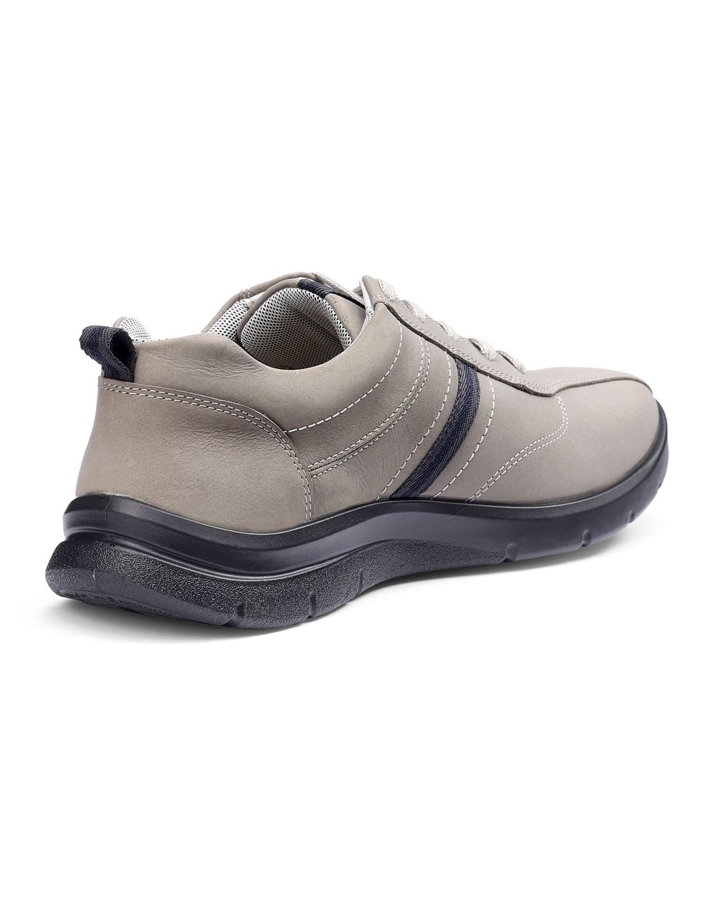 Hotter Gray Division Dual Fit Trainers for men