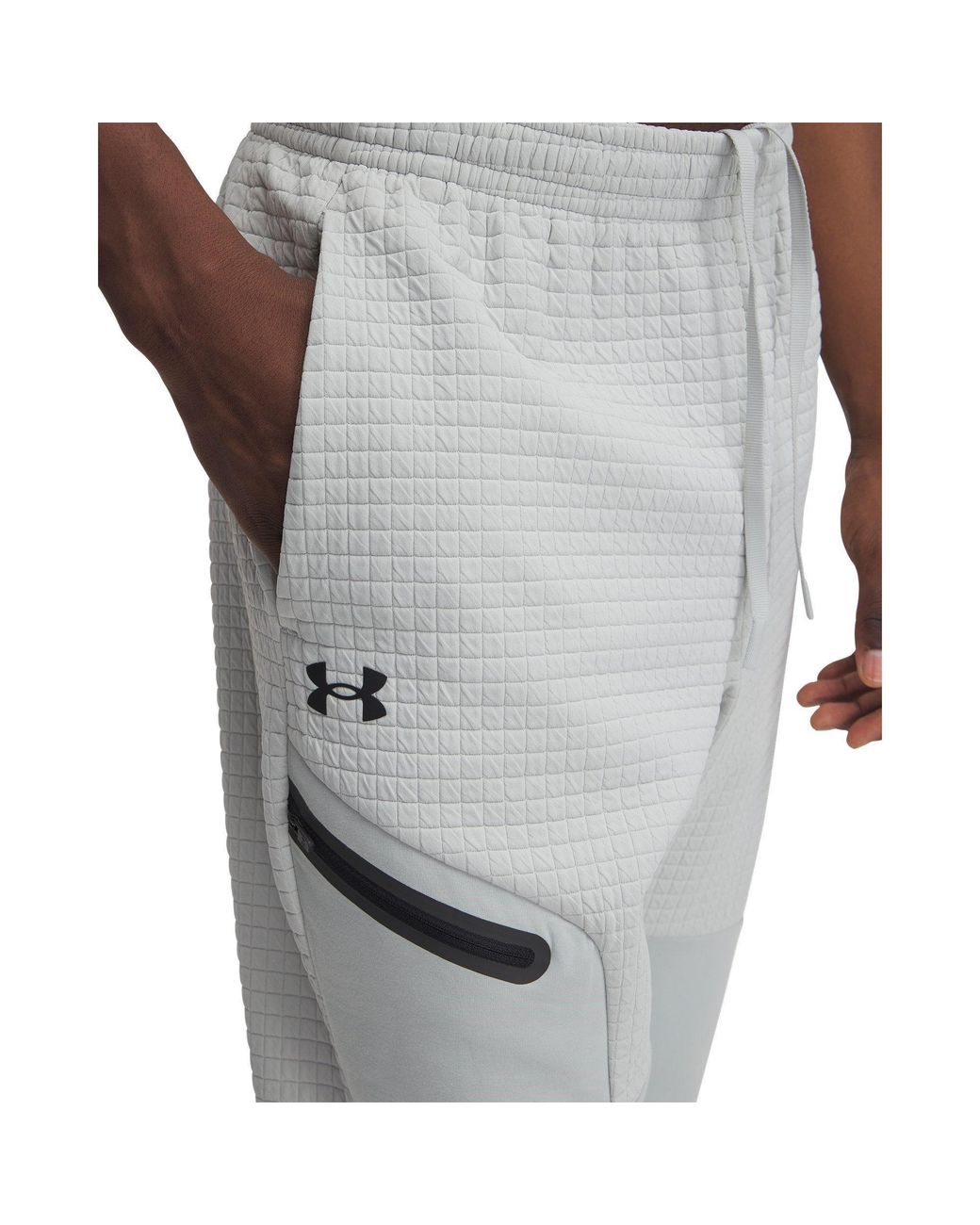 Under Armour Black Unstoppable Closed Hem Fleece Joggers for men
