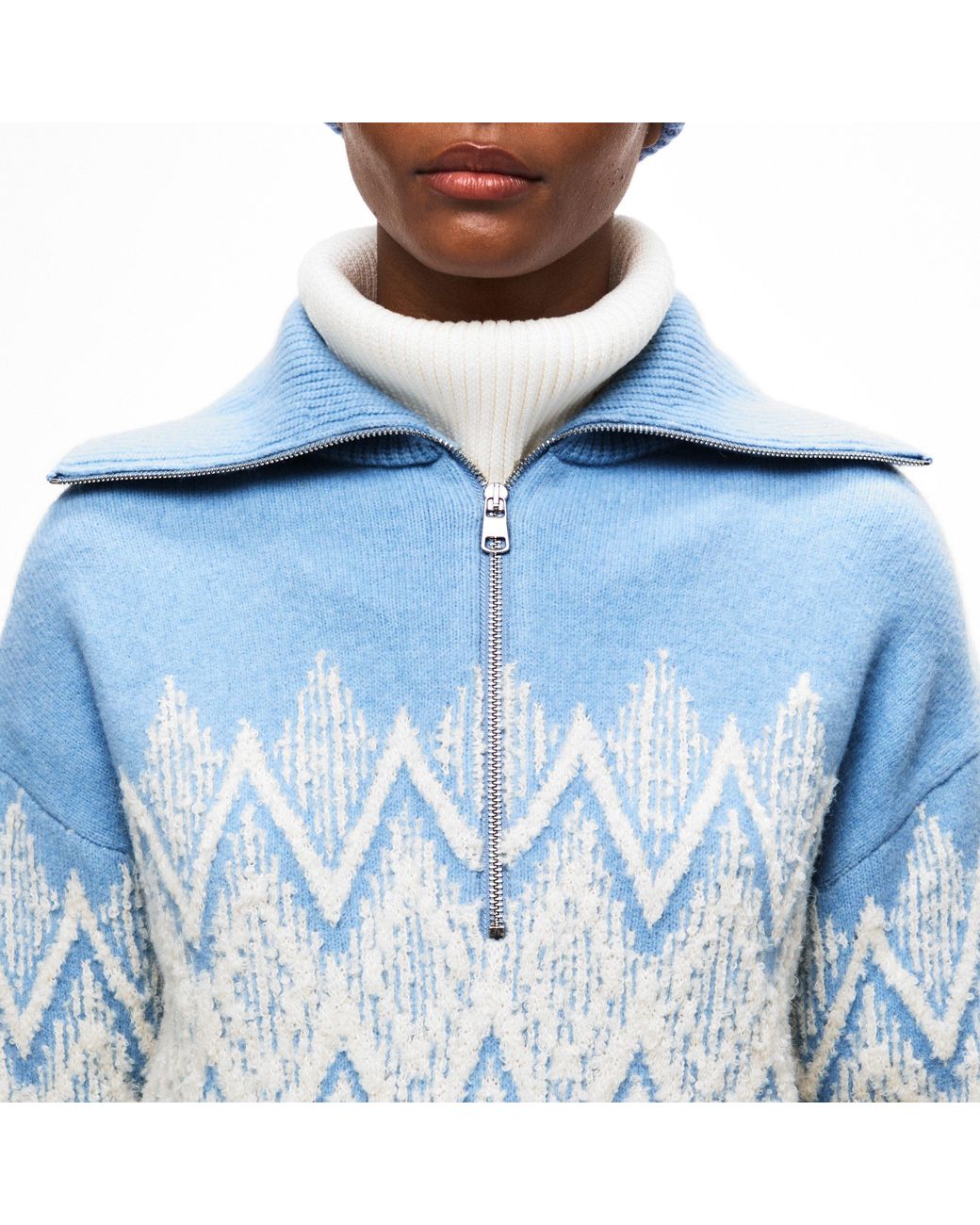 Varley Blue Hedda Sweater