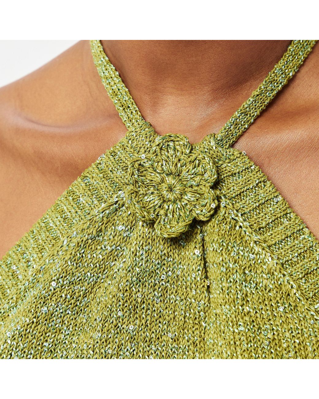 Asta Resort Green Teresa Bandeau Top