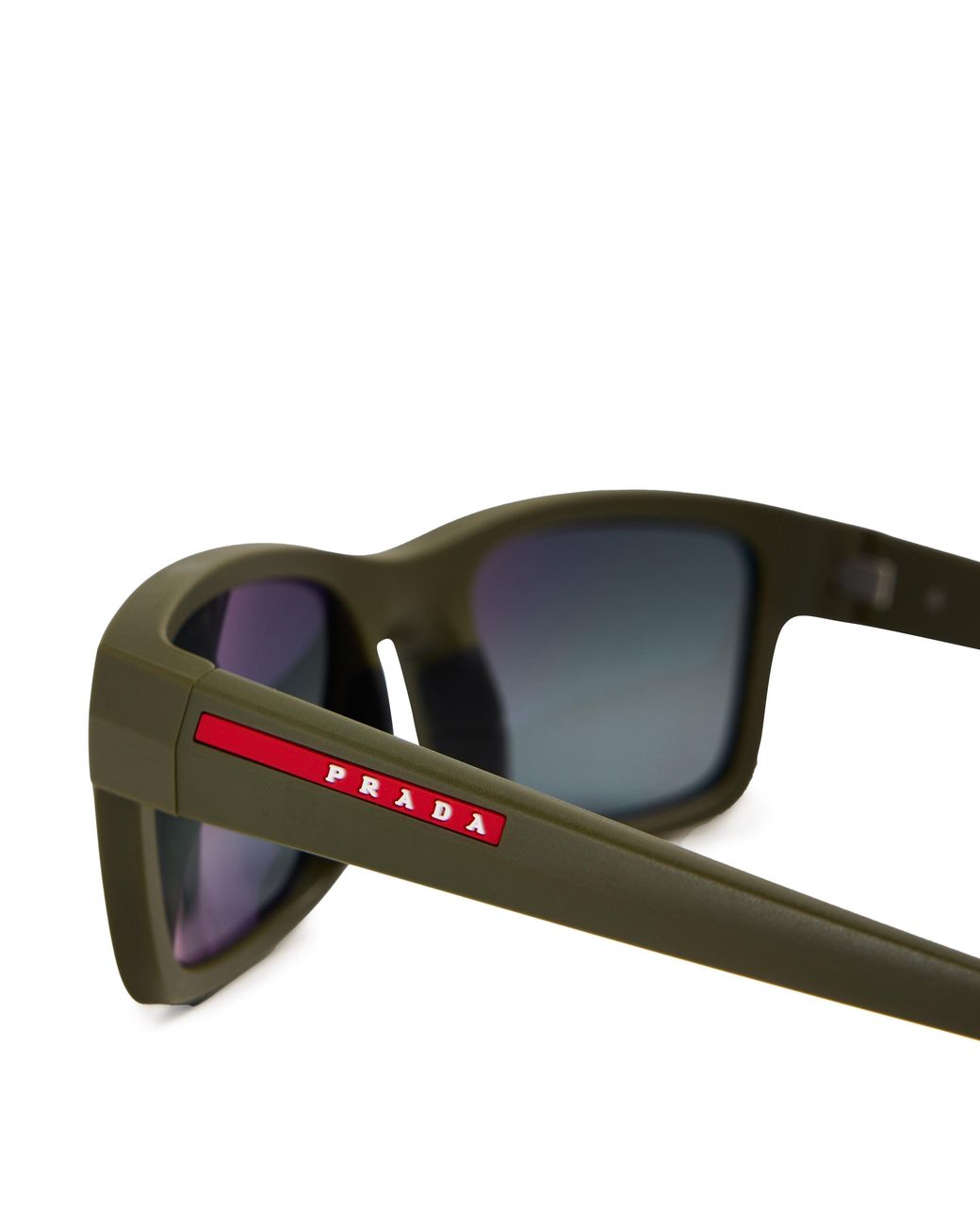 Prada Gray 0Ps B10S Rectangle Sunglasses for men