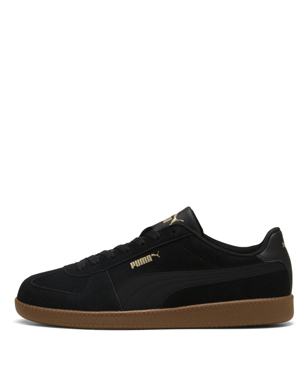 PUMA Black Club Lt Suede Low-Top Trainers for men