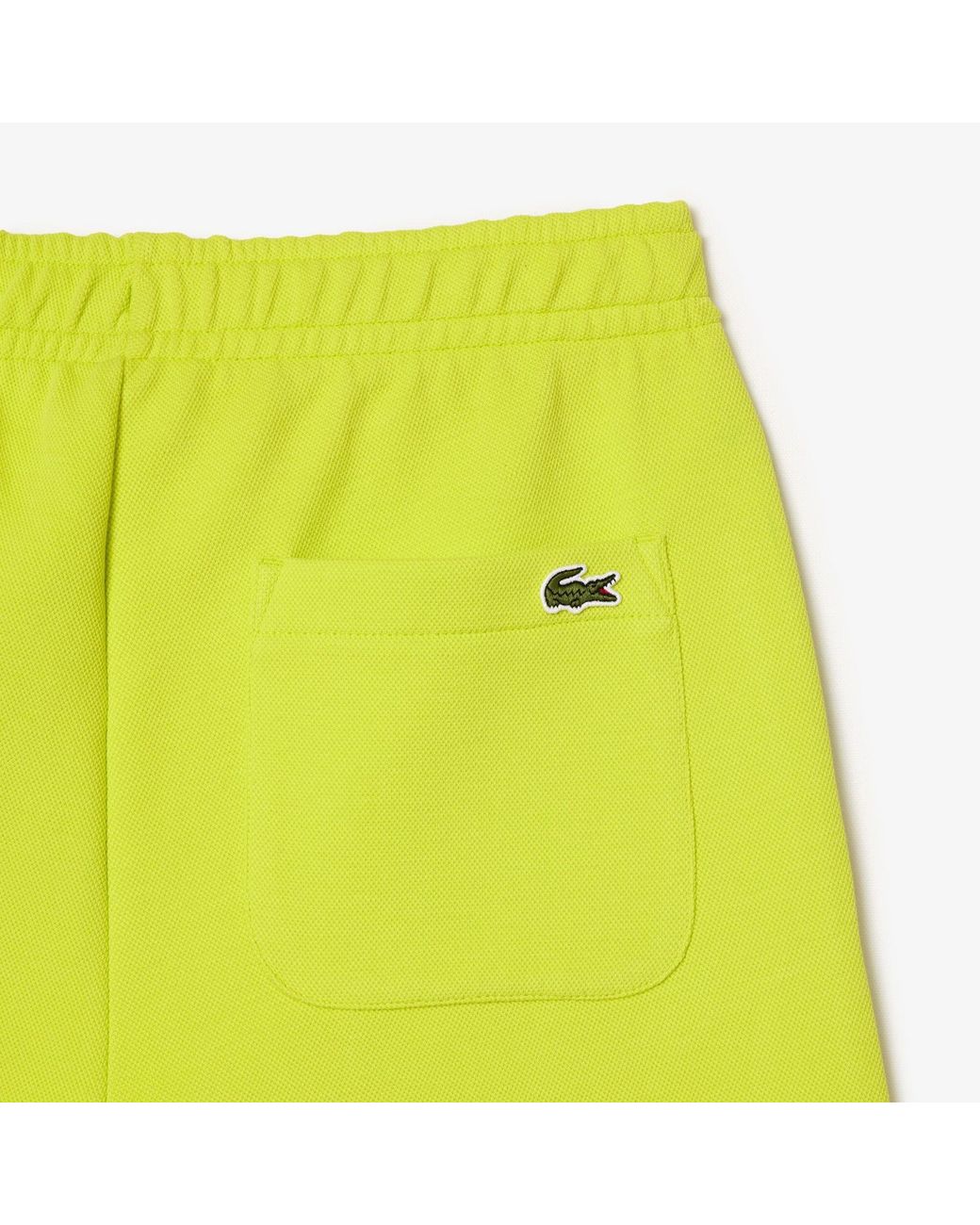 Lacoste Yellow Pique Jogging Pants