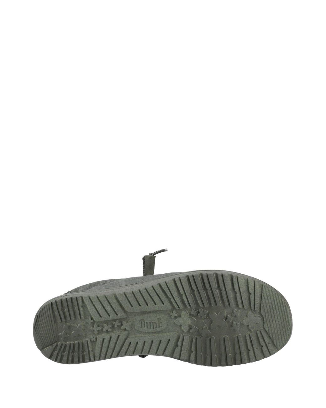 HeyDude Green Wally Stretch Canvas Shoes for men