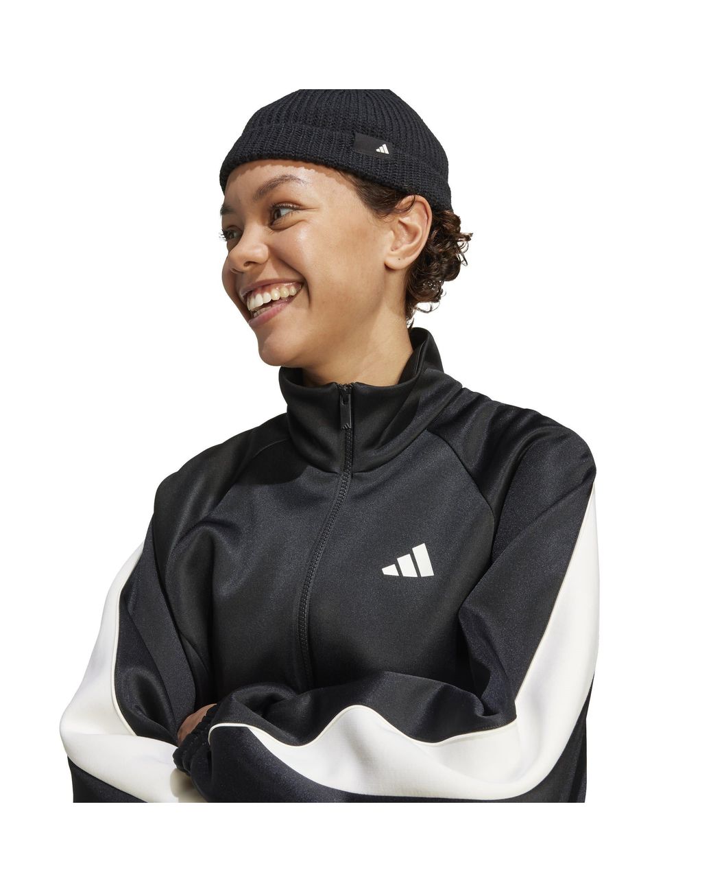 Adidas Black Tracksuit Top