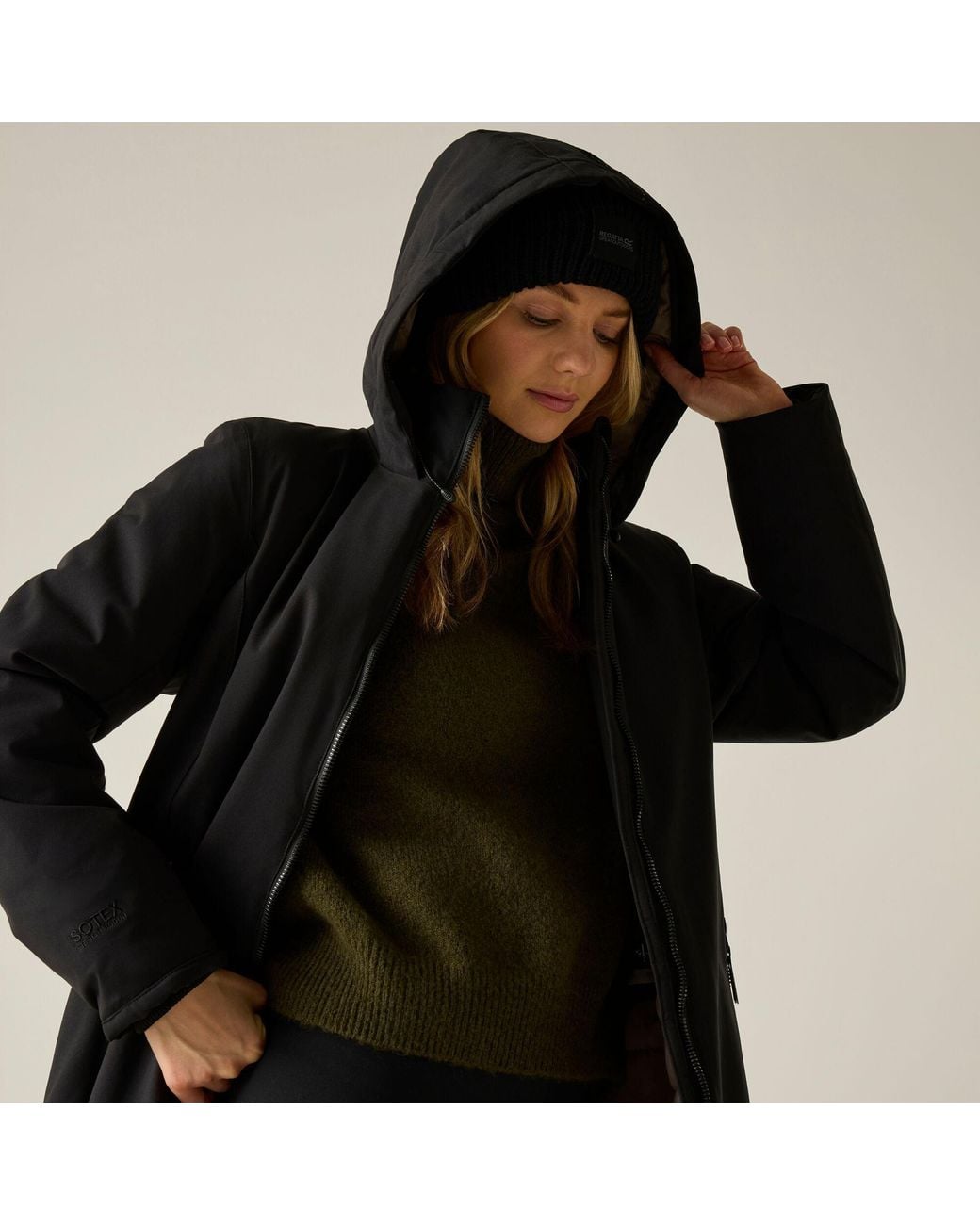 Regatta Black Marron Waterproof Jacket