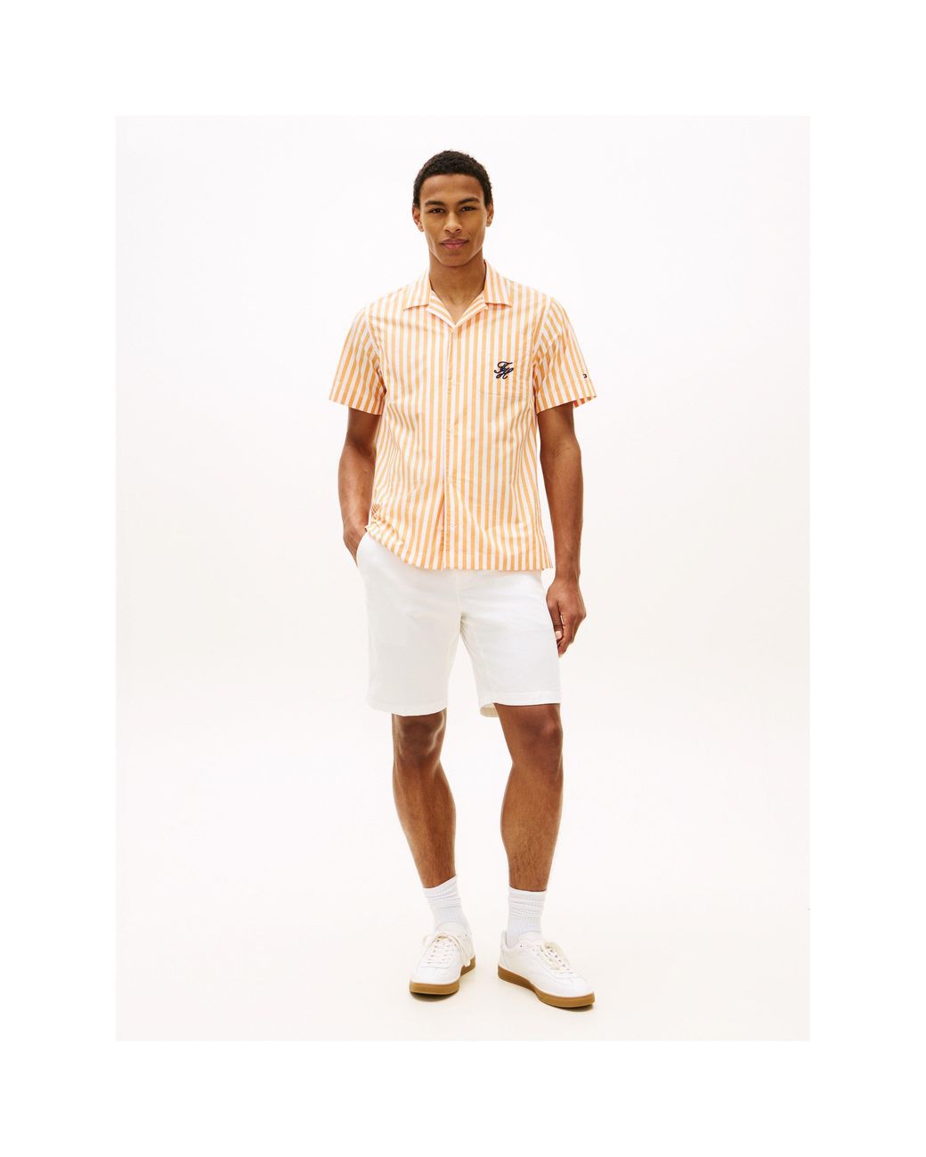 Tommy Hilfiger Natural Patterned Short Sleeve Shirt for men