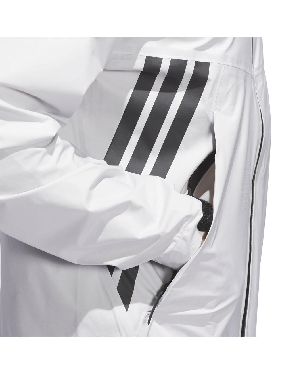 Adidas Gray Full-Zip Wind Rain Protection Performance Golf Jacket for men