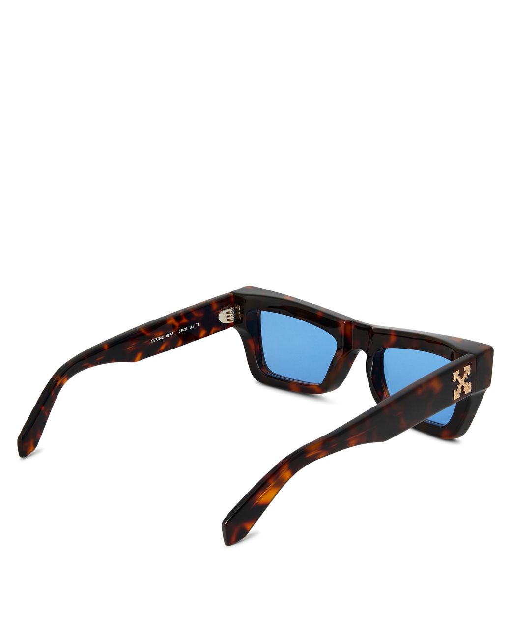 Off-White c/o Virgil Abloh Blue Charleston Square Acetate Sunglasses