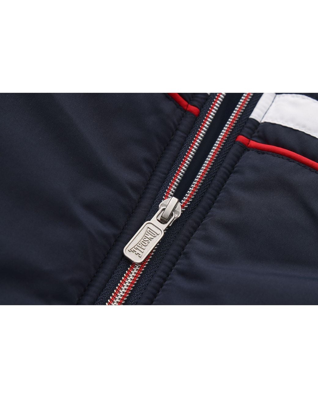 Lonsdale Blue Padded Hooded Bomber Jacket for men