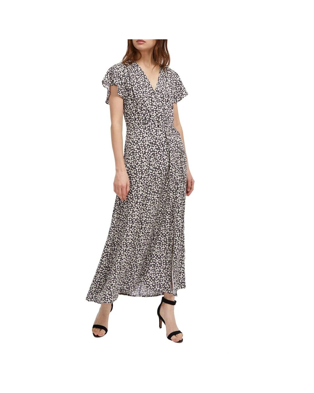 aubi floral maxi dress