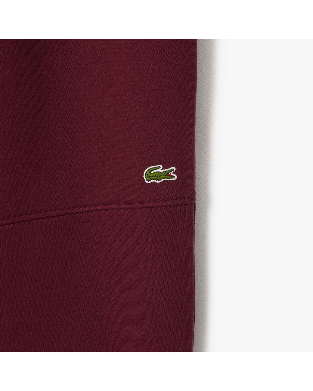Lacoste Red Relaxed-Fit Sweatpants for men