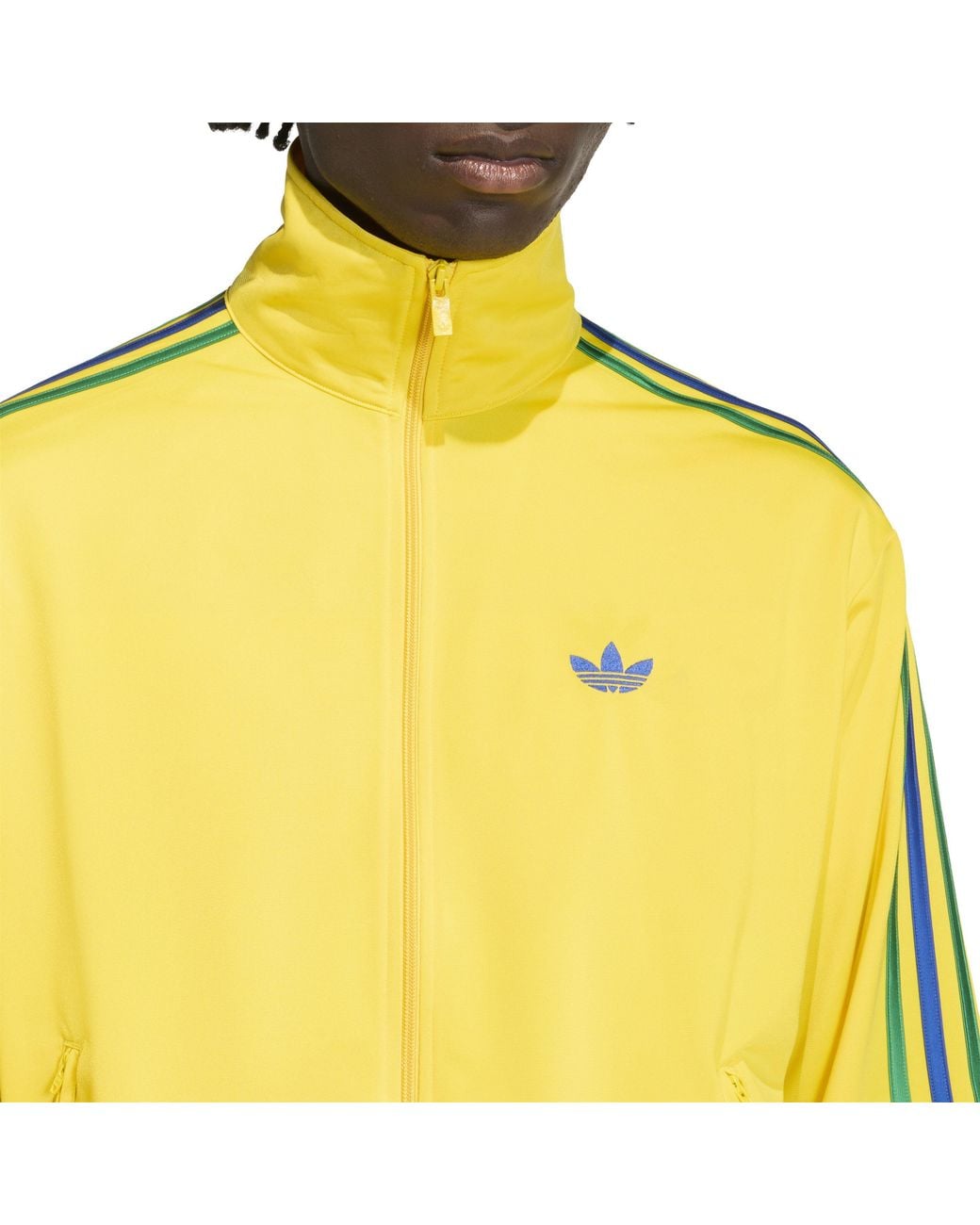 Adidas Originals Yellow Og Firebird Tracksuit Top for men