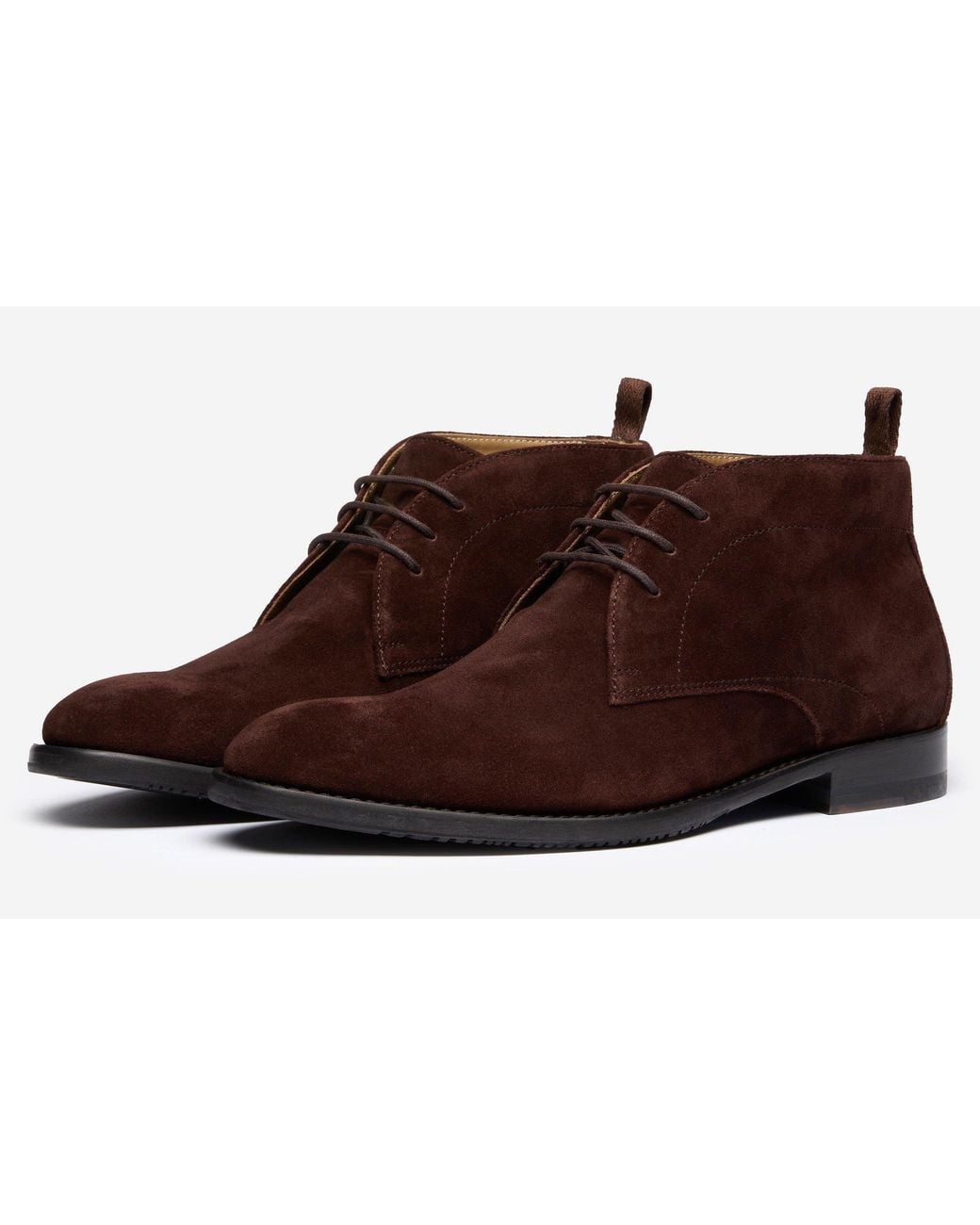 Oliver Sweeney Brown Farleton Suede Chukka Boots for men