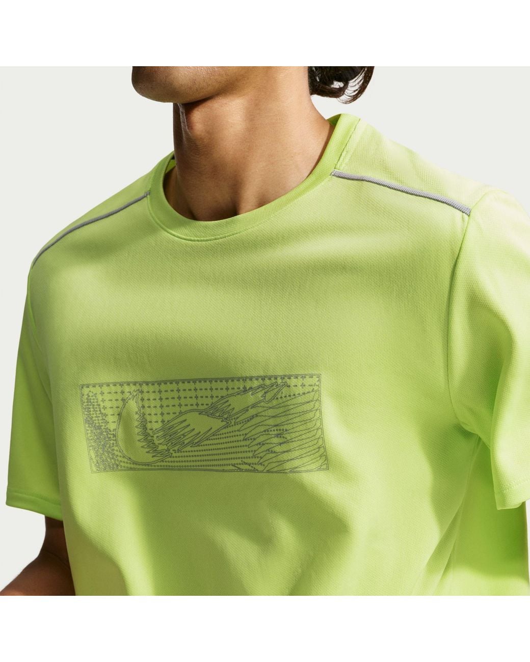 Nike Green Miler Wint Ss T Sn64 for men