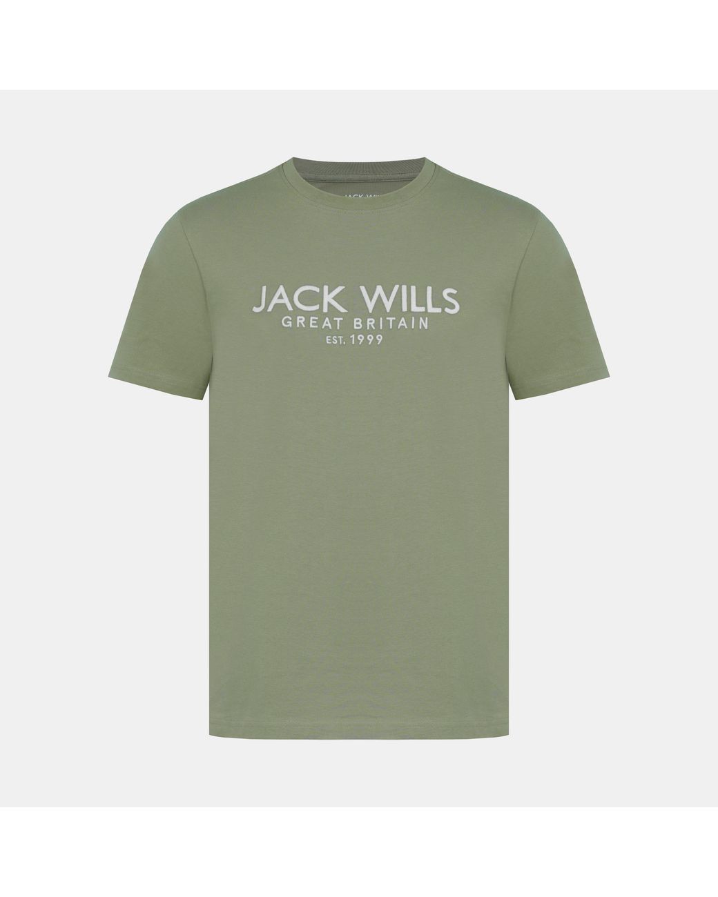 Jack Wills Green Carnaby Logo T-Shirt for men