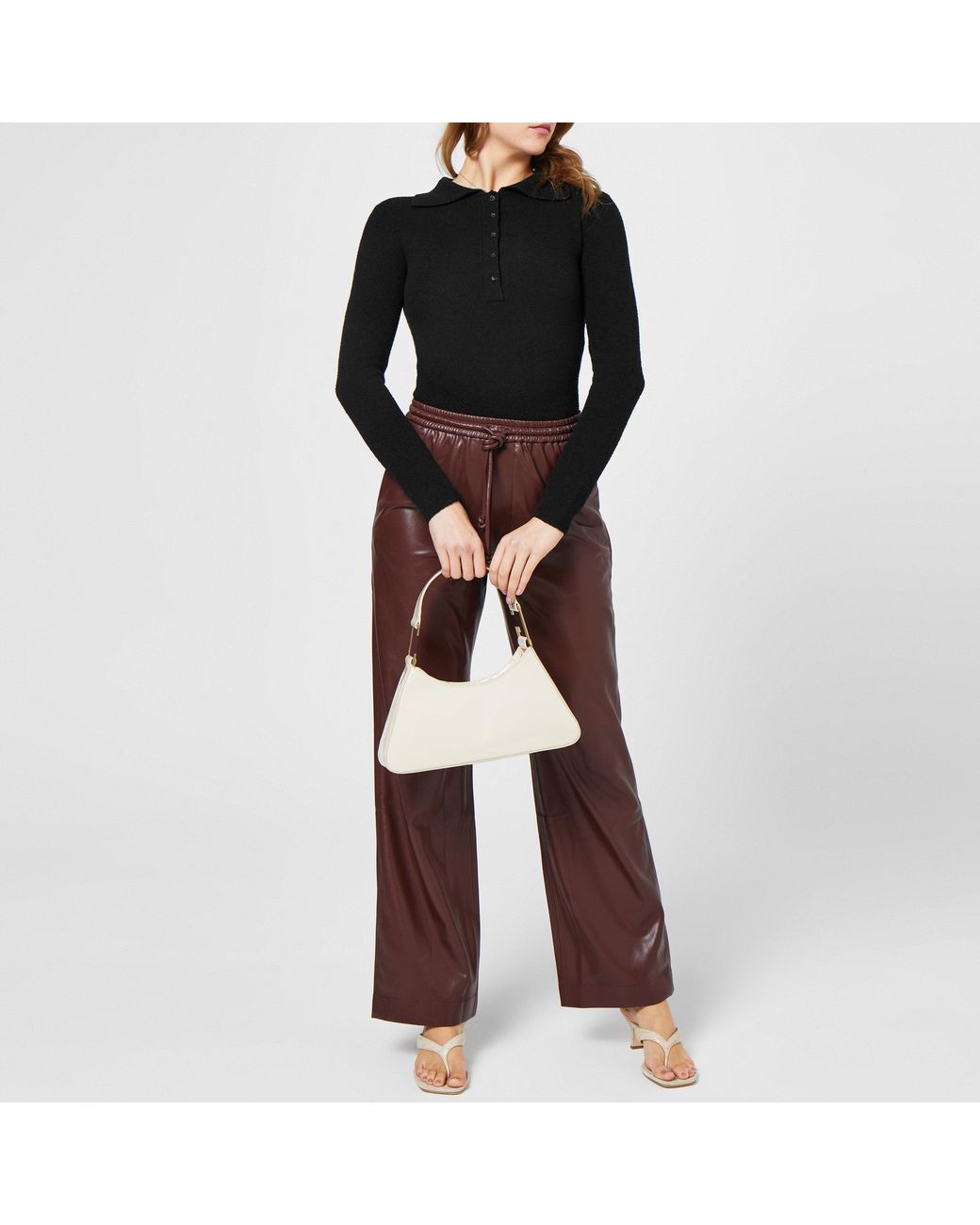 Nanushka Black Jonelle Bodysuit