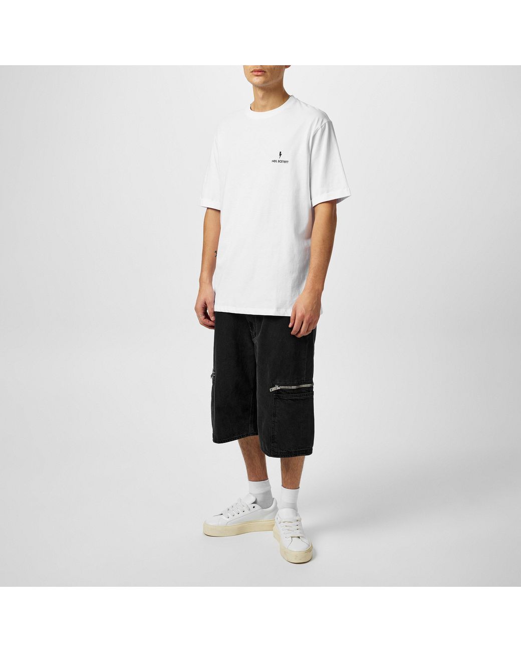 Neil Barrett White Co-Ord T-Shirt for men