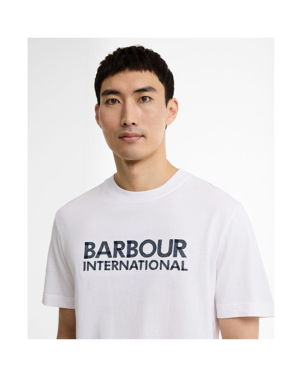 Barbour White T-Shirt for men