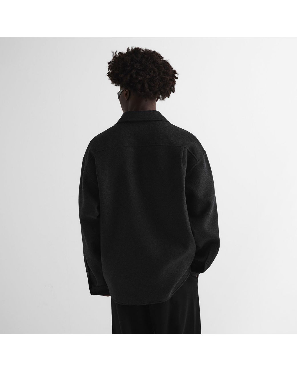 Balenciaga Black Overshirt for men