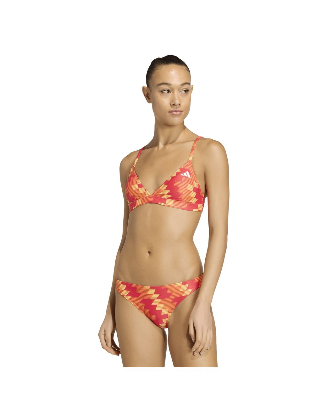 Adidas Red Two Piece Swimsuit