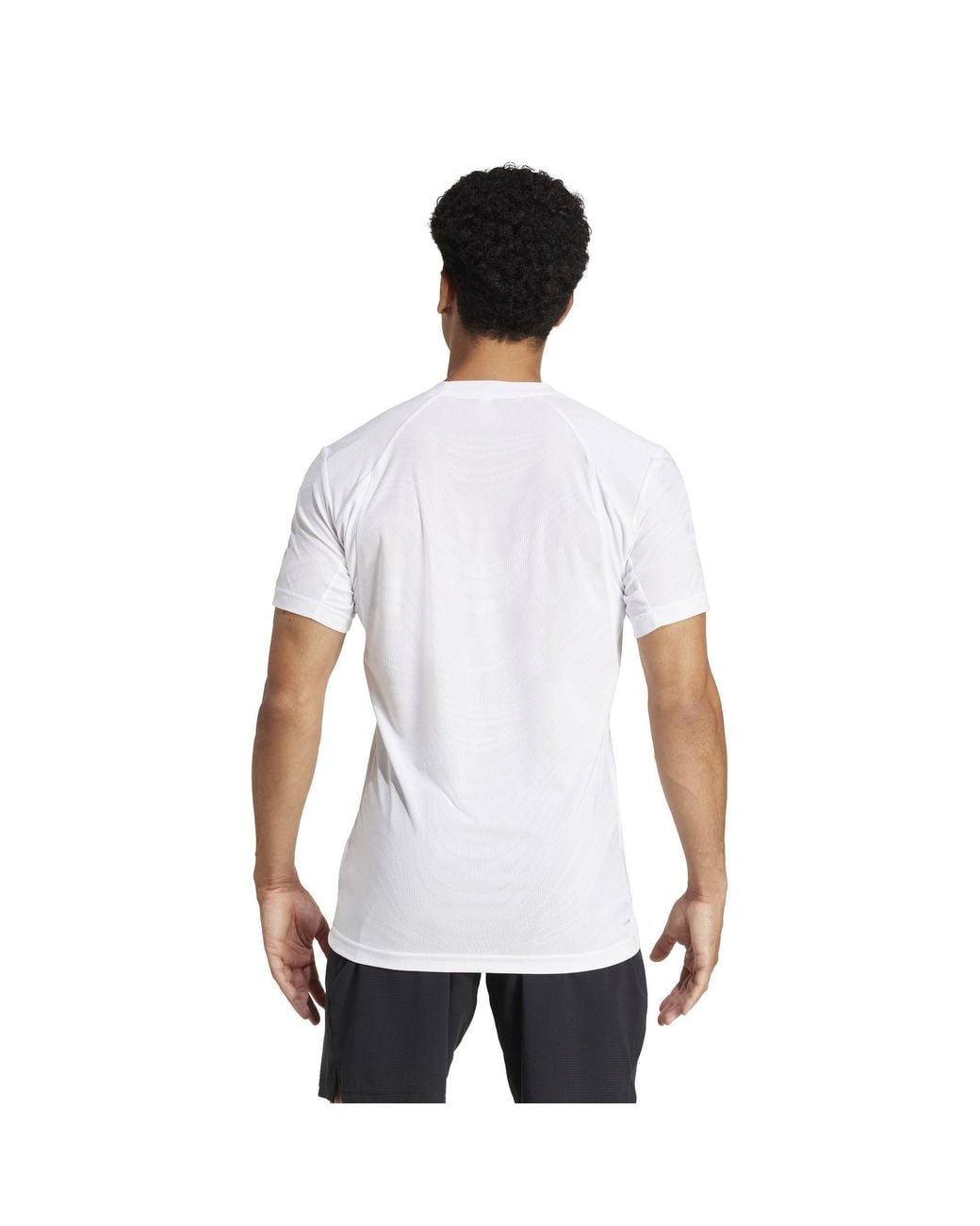 Adidas White All-Over Pro T-Shirt Adults for men