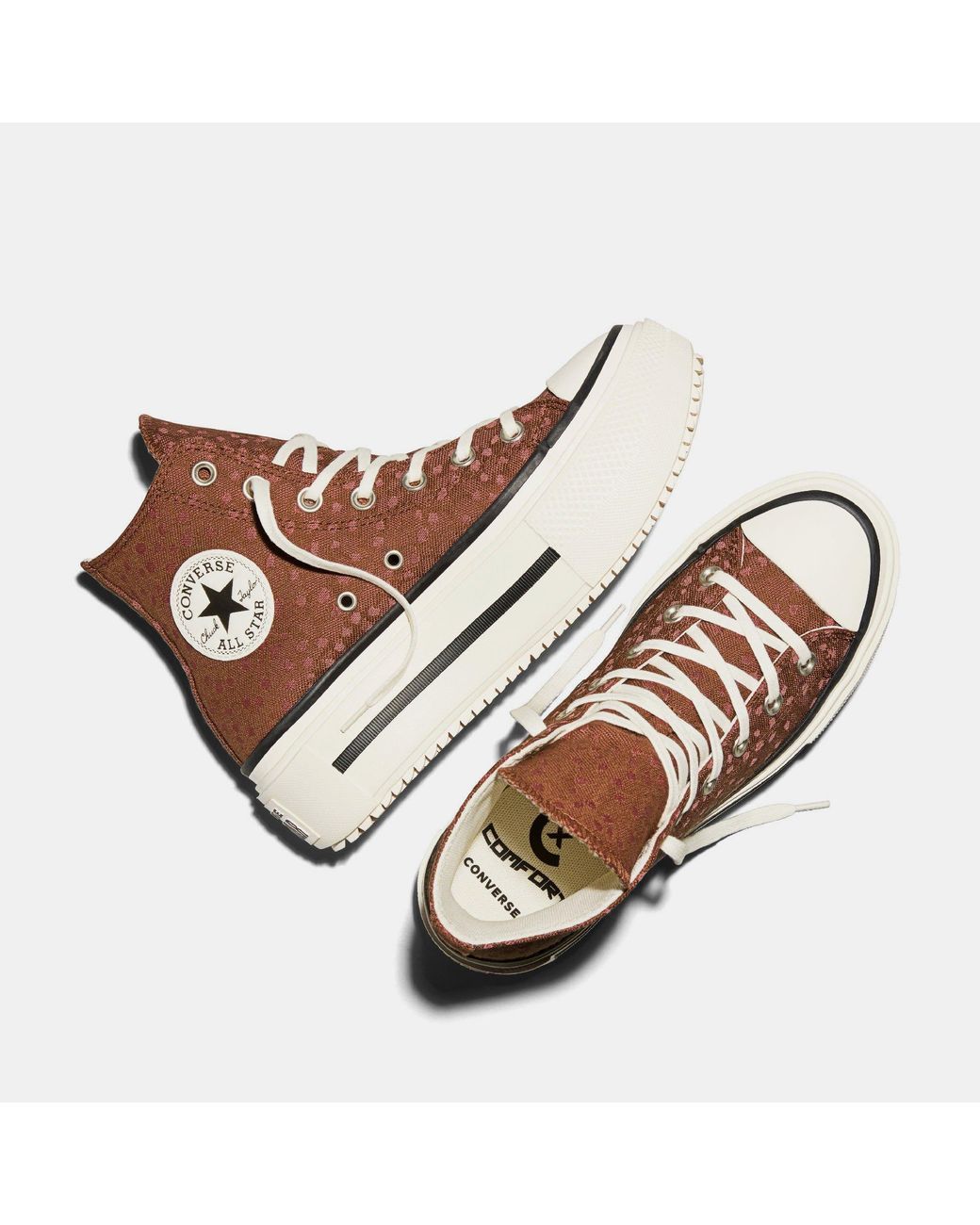 Converse Brown Chuck Taylor All Star Lif Canvas High-Top Trainers