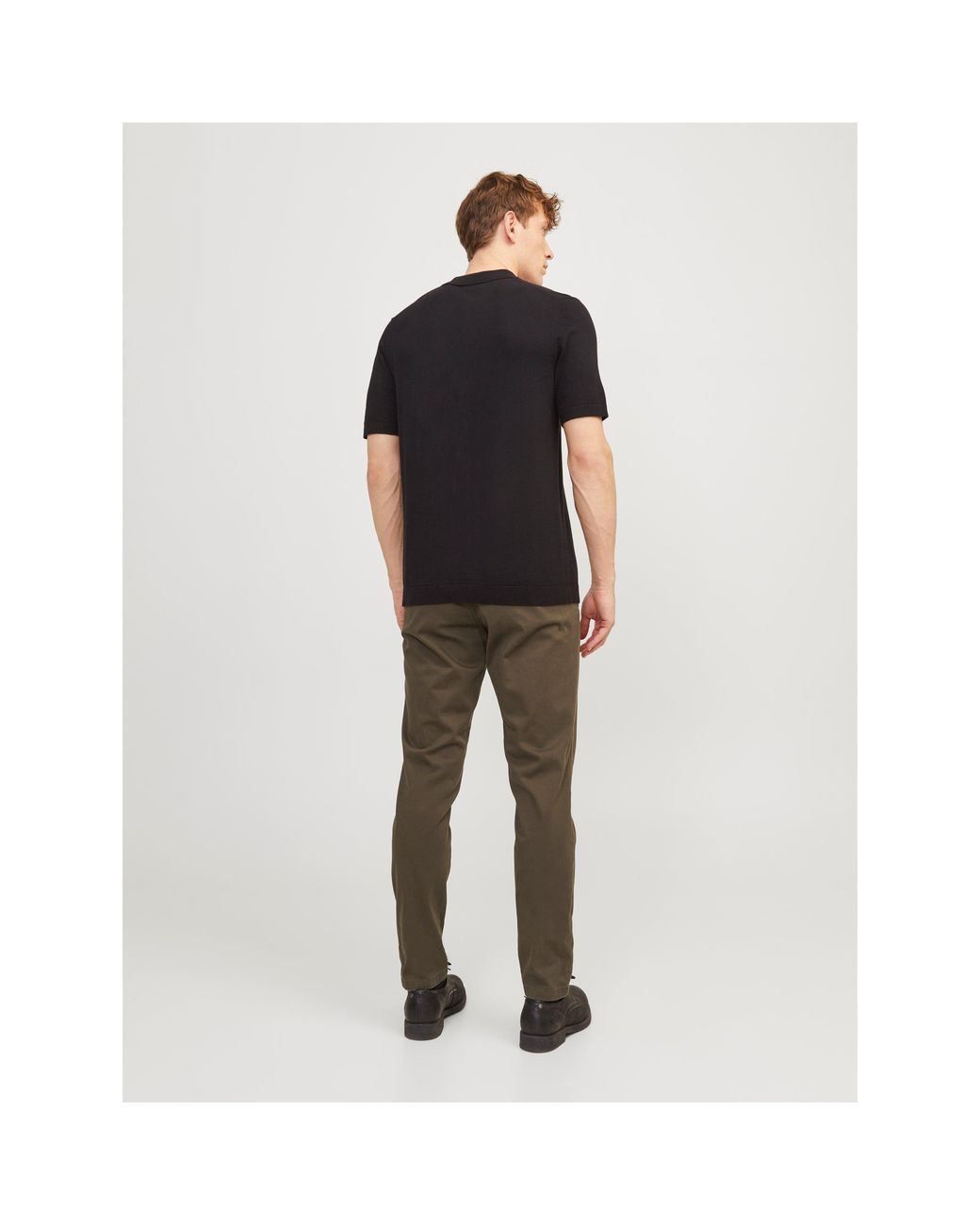 Jack & Jones Gray Marco Bowie Chinos for men