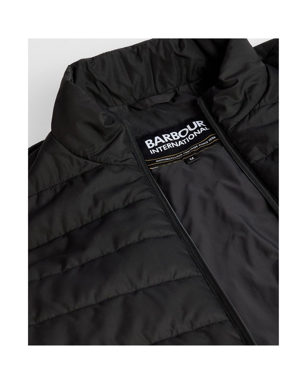 Barbour Black Aldon Long Sleeve Quilted Jacket for men