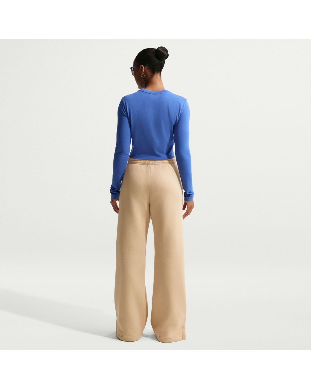 Nike Natural Sportswear Phoenix Fleece High-Waisted Wide-Leg Sweatpants