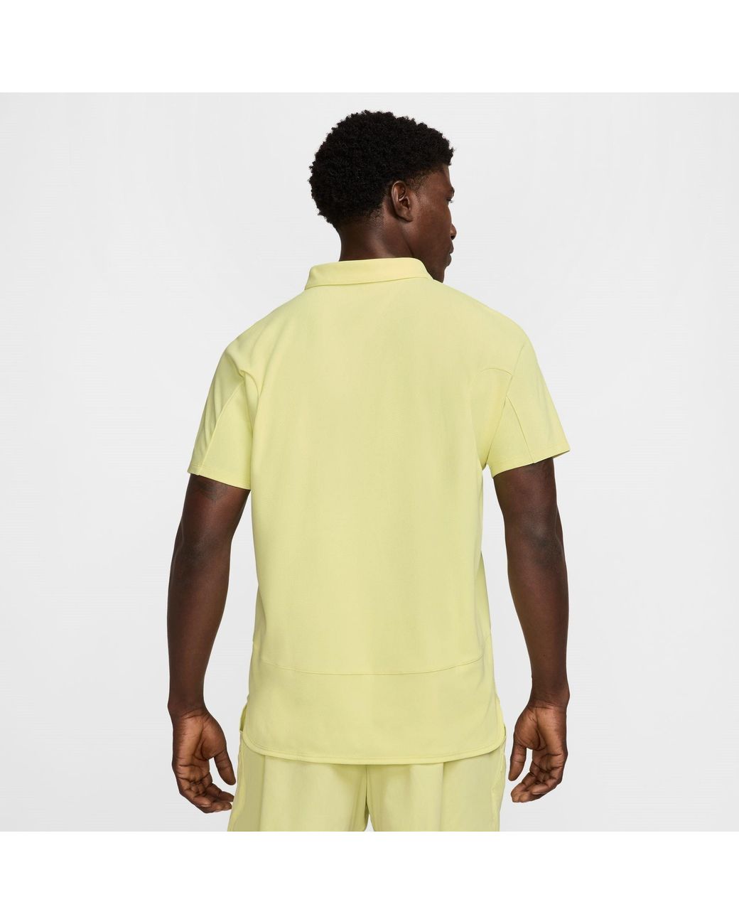 Nike Yellow Oz Open Polo Shirt Adults for men
