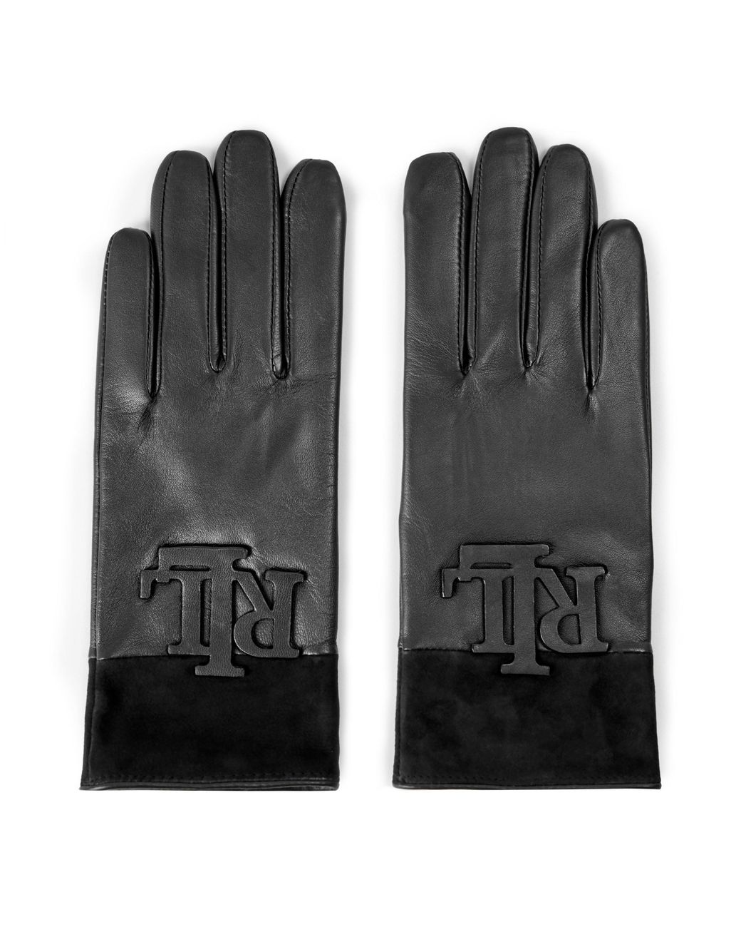 Ralph Lauren Black Leather Gloves