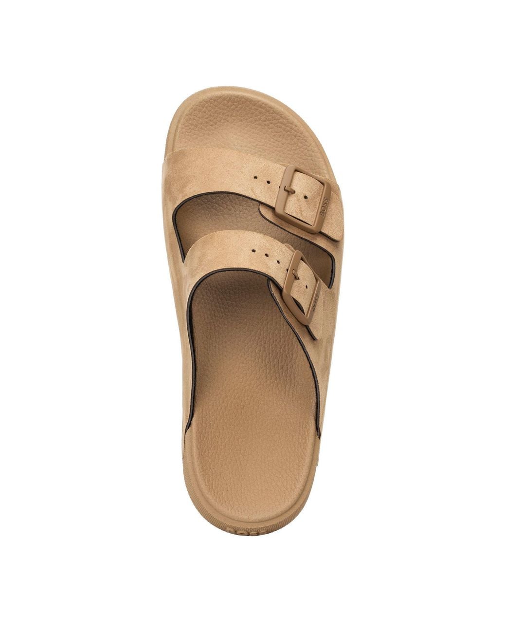 Boss Natural Sandals With Emed Logo Detail And Adjustable Straps (Surfley) for men