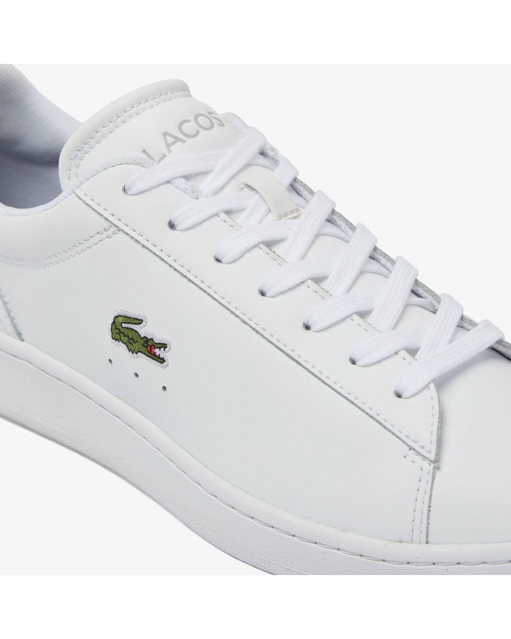 Lacoste White Carnaby Set Leather Sneakers for men