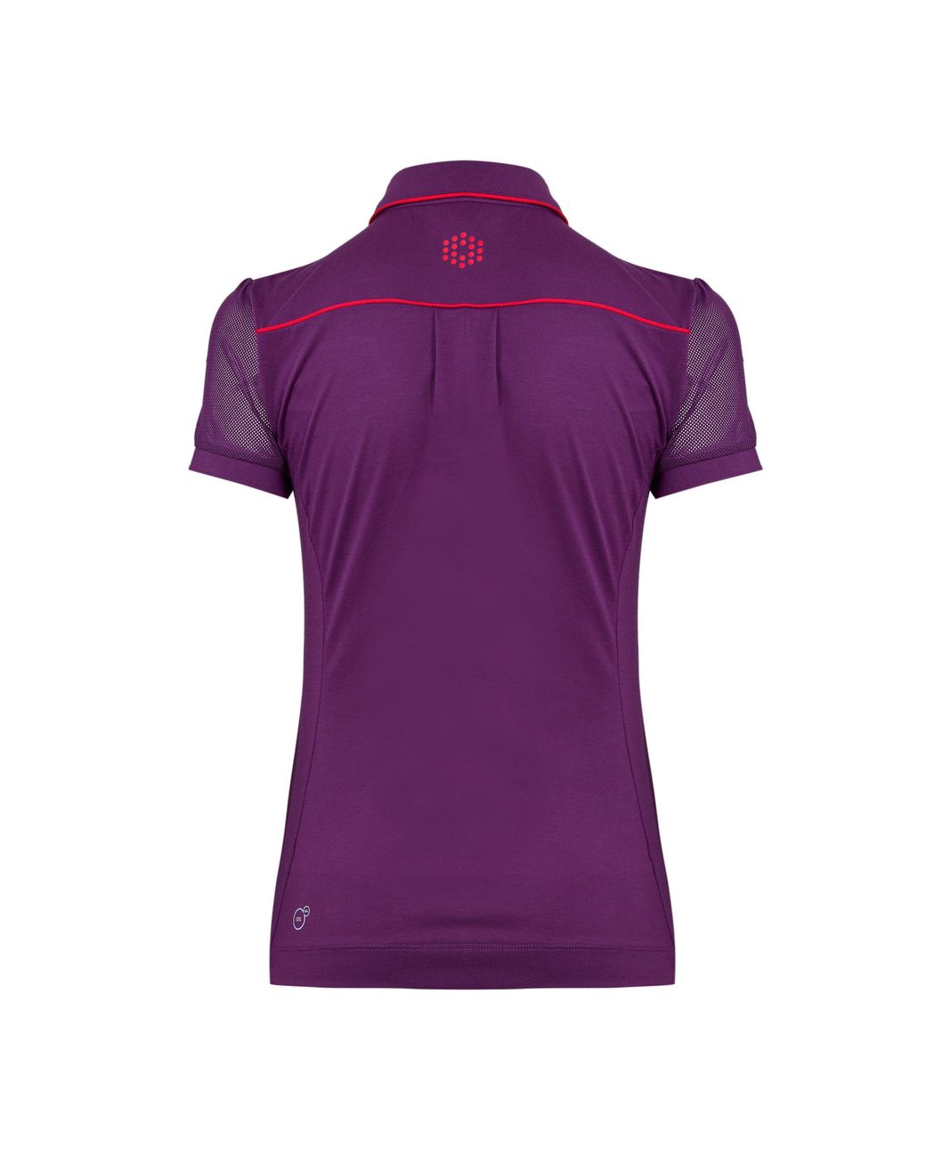 PUMA Purple Golf Novely Sleeve Polo