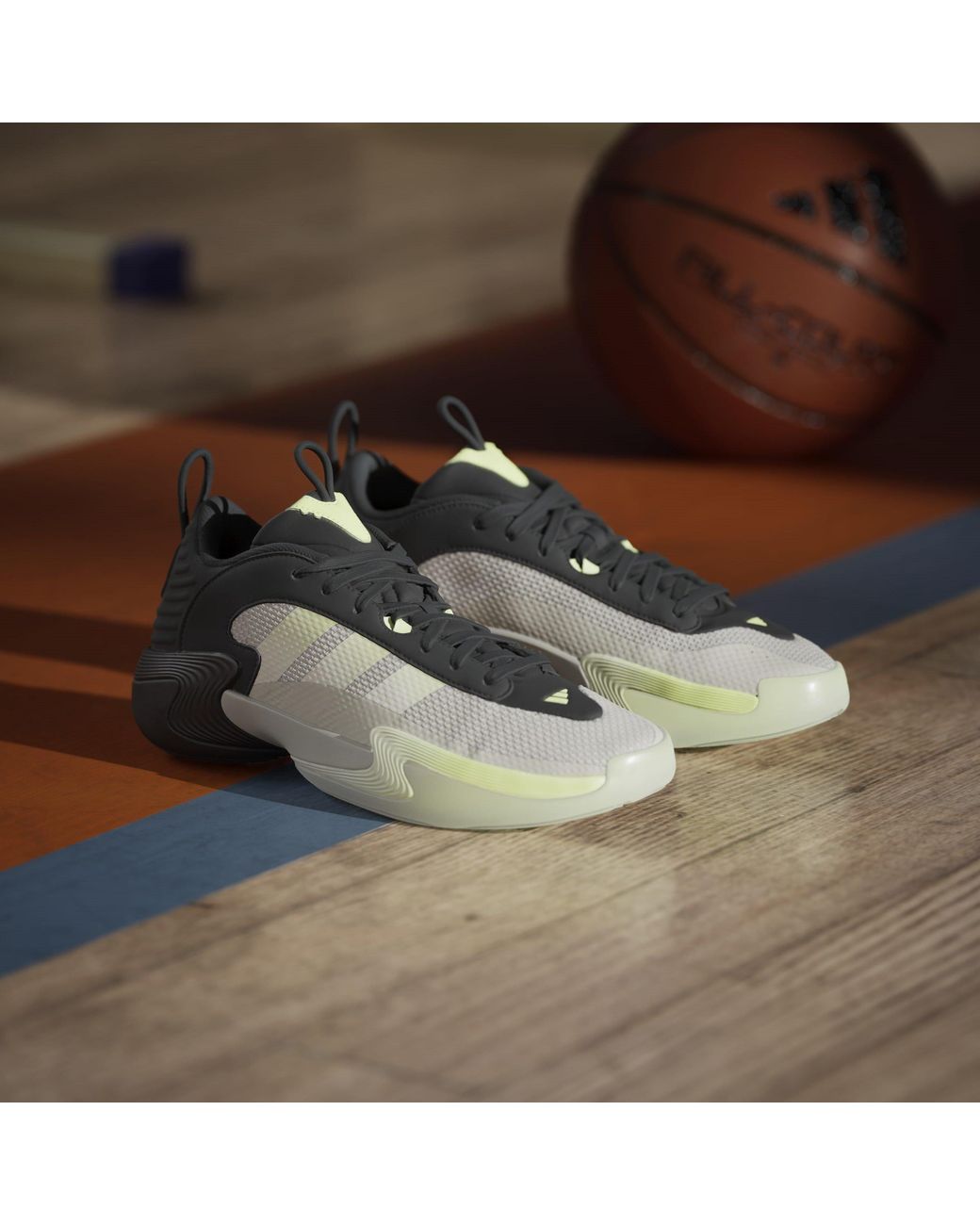 Adidas Green Exhibit Select Basketball Trainers