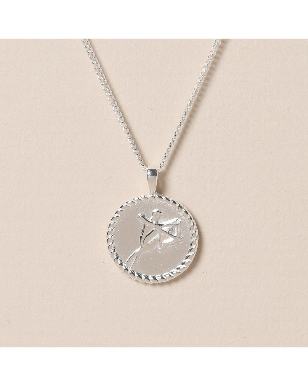 Simply Silver White Sterling 925 Zodiac Pendant