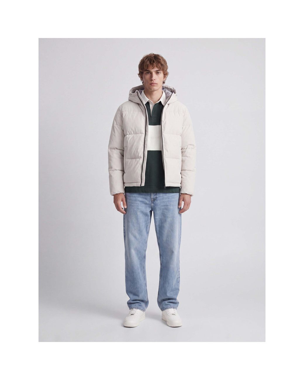 Jack & Jones Gray Jack Galaxy Puf Jkt Sn64 for men
