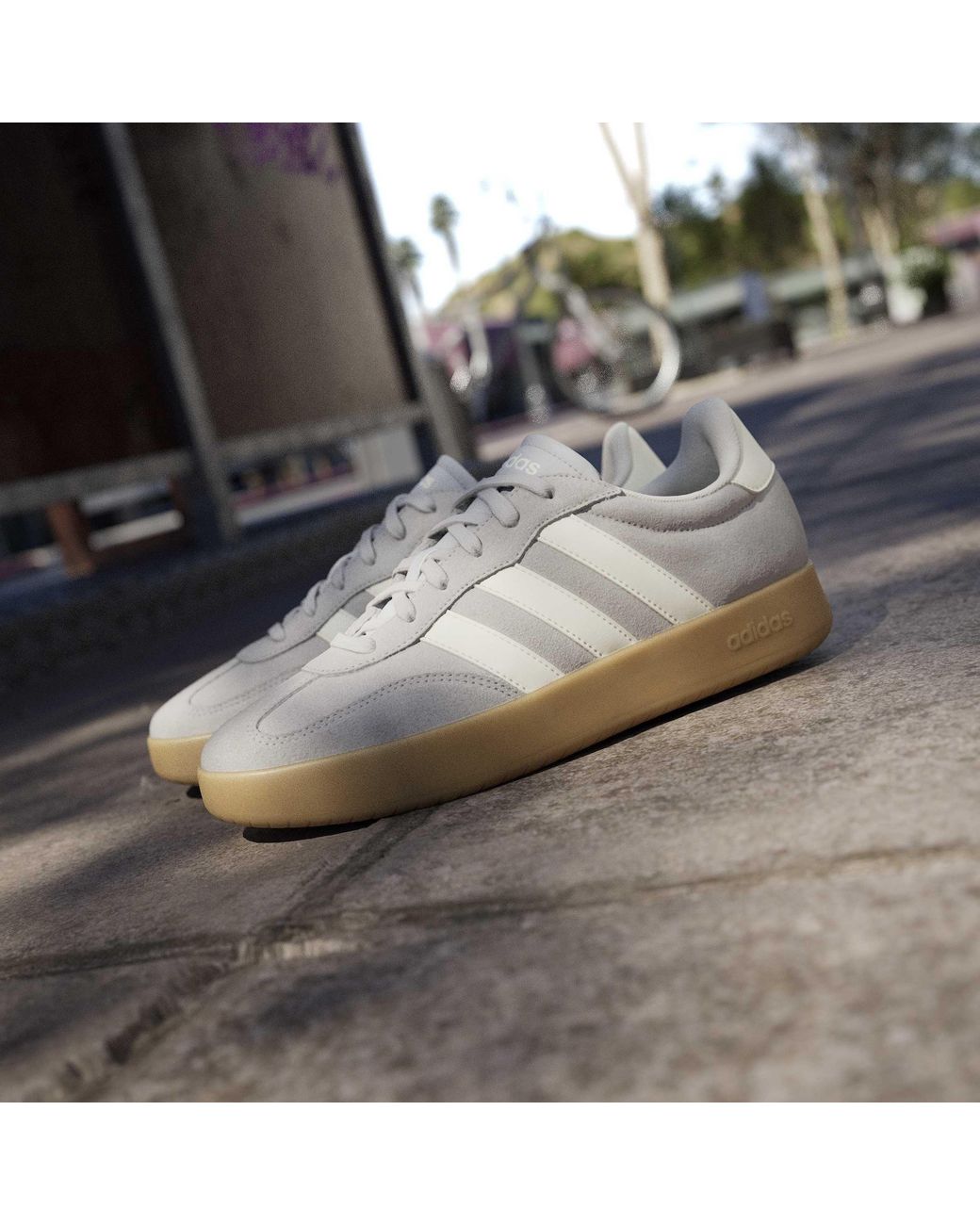 Adidas Gray Barreda 99 Low-Top Trainers
