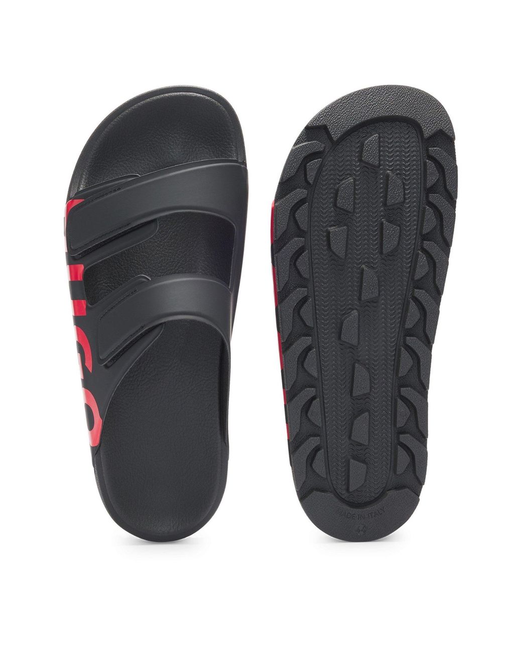 HUGO Blue Signature Logo Sandals With Adjustable Straps (Evander) for men