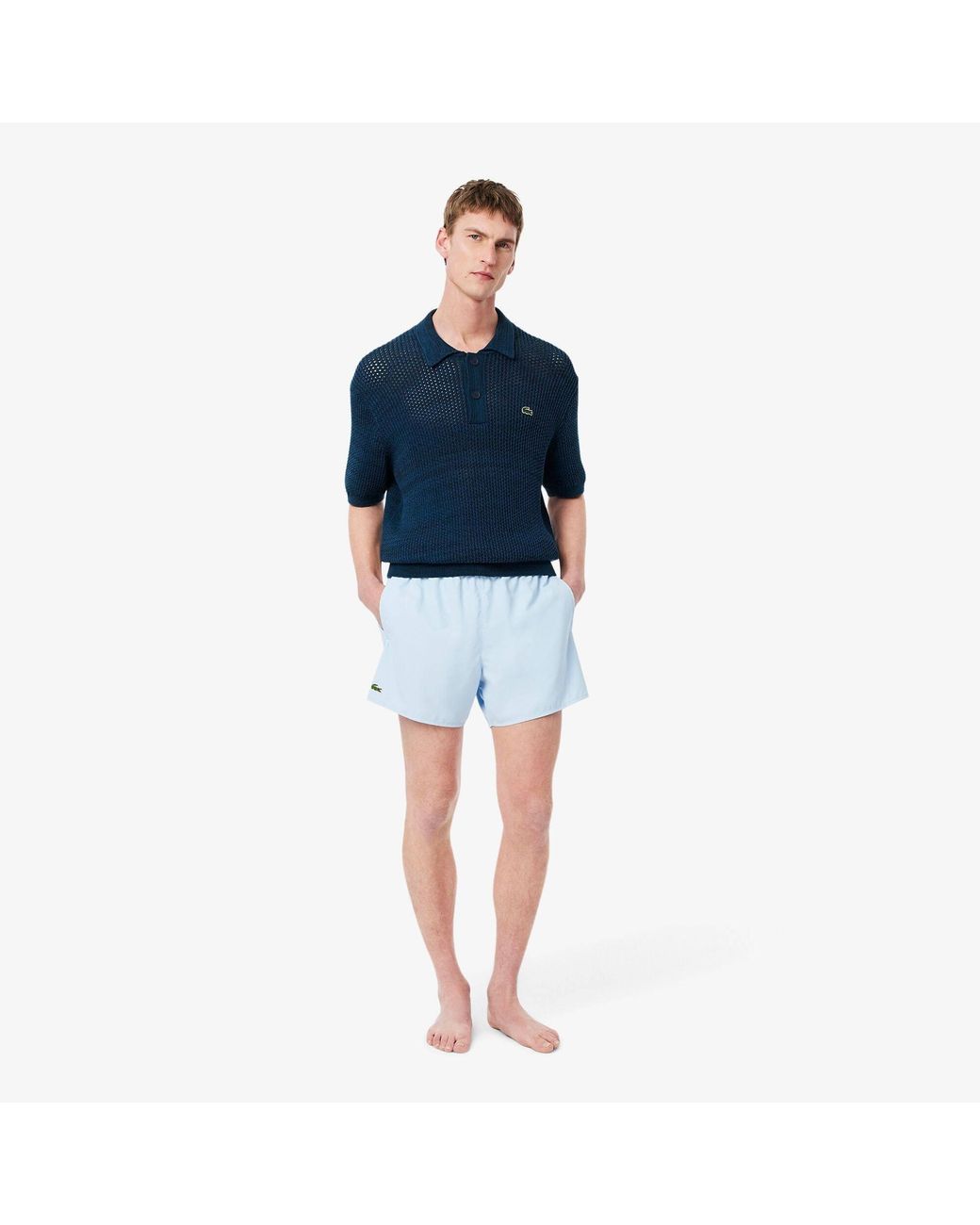 Lacoste Blue Taff Swim Shorts for men