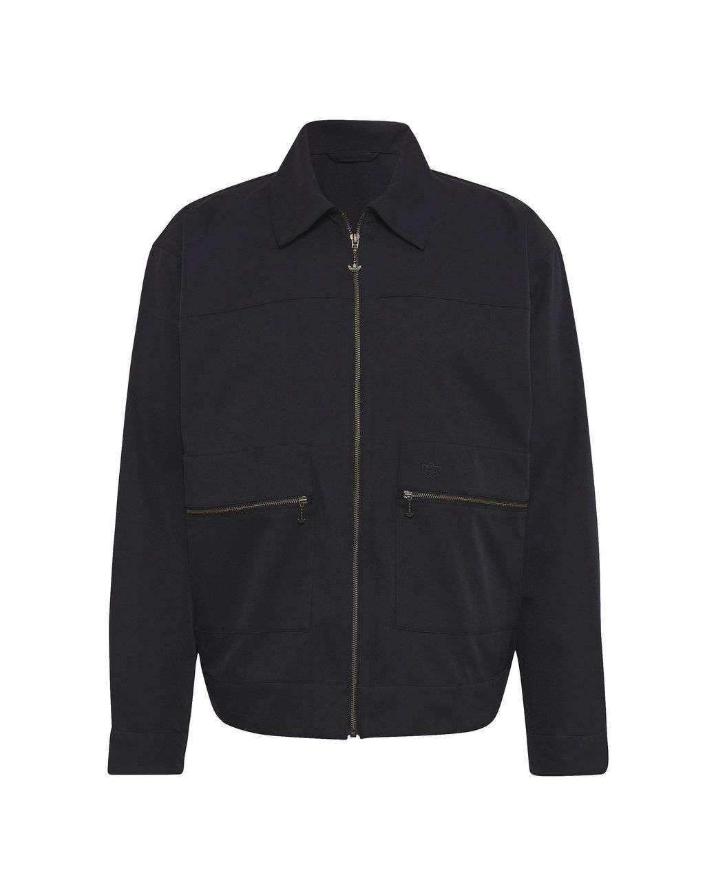 Adidas Originals Blue Adults Adicolour Contemp Long Sleeve Softshell Jacket