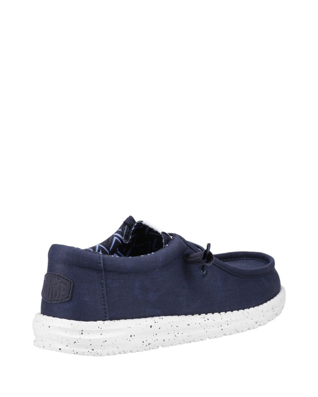 HeyDude Blue Wally Canvas Shoe for men