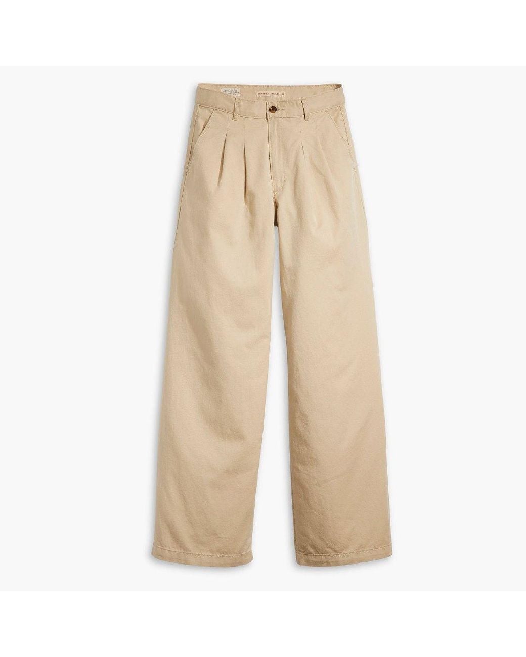 Levi's Natural Levi's Pleated Wideleg Trouser Safari