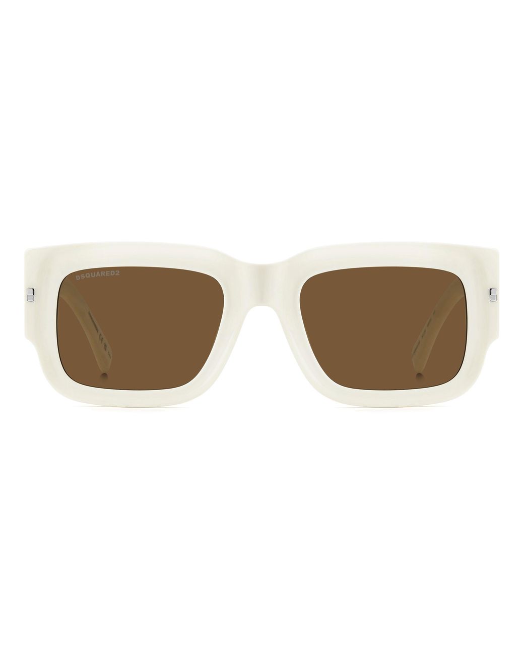 DSquared² White Round Sunglasses for men