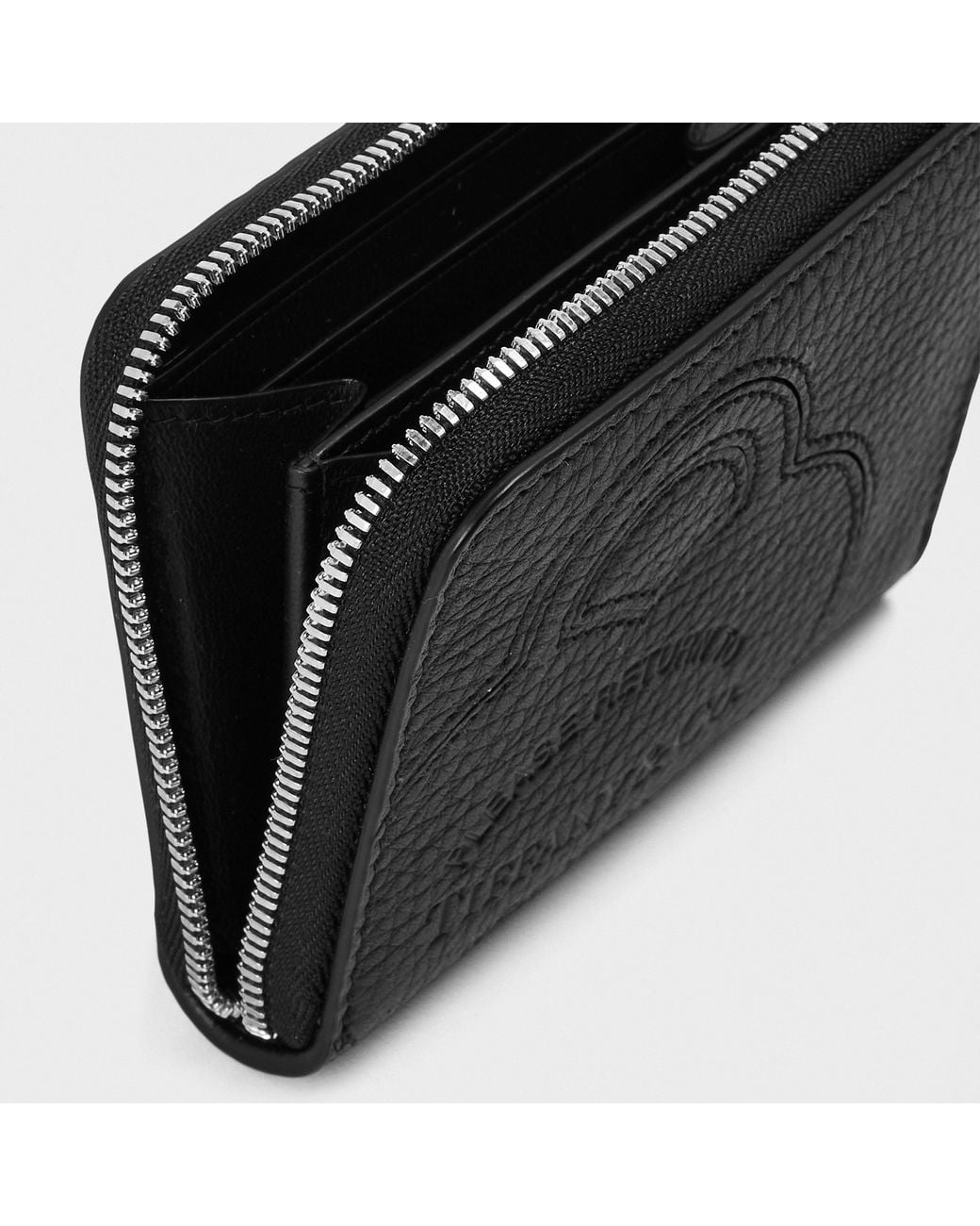 Tiffany & Co Black Zipped Wallet S 99 Compact Zipped Coin Purse