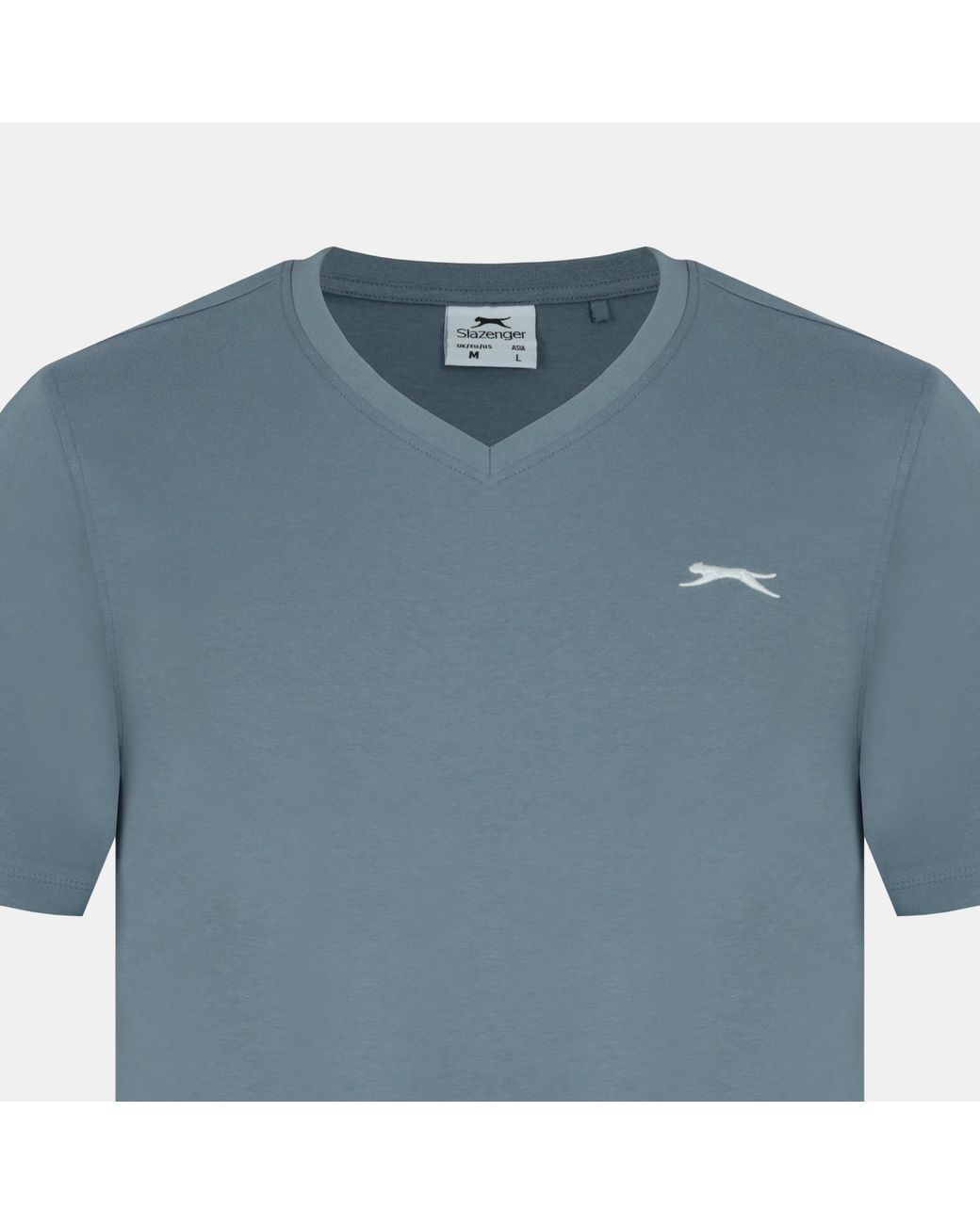 Slazenger 1881 Blue V Neck T Shirt for men