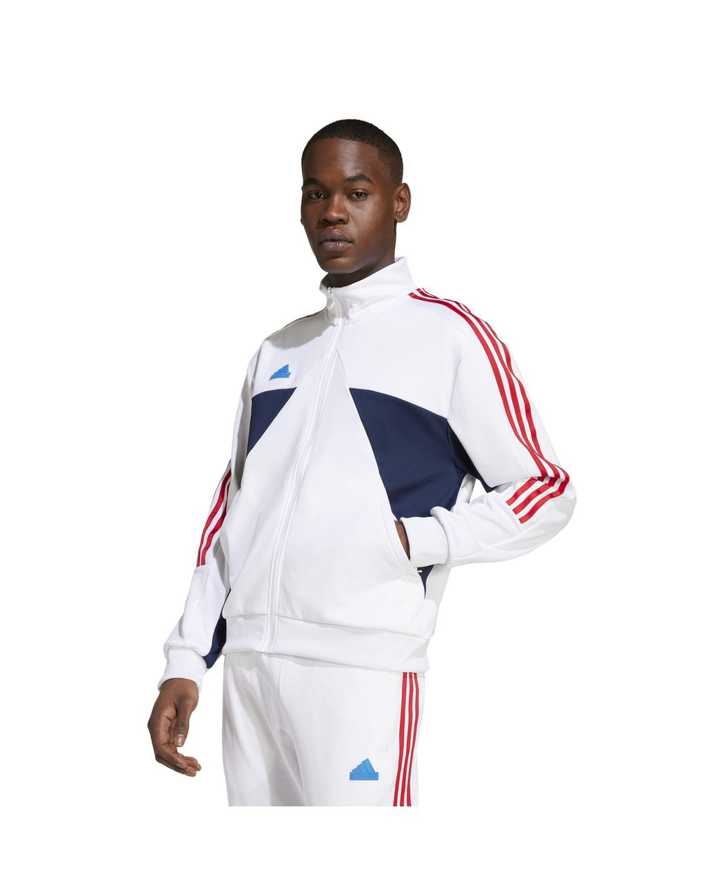 Adidas Blue Tiro Tracksuit Top for men