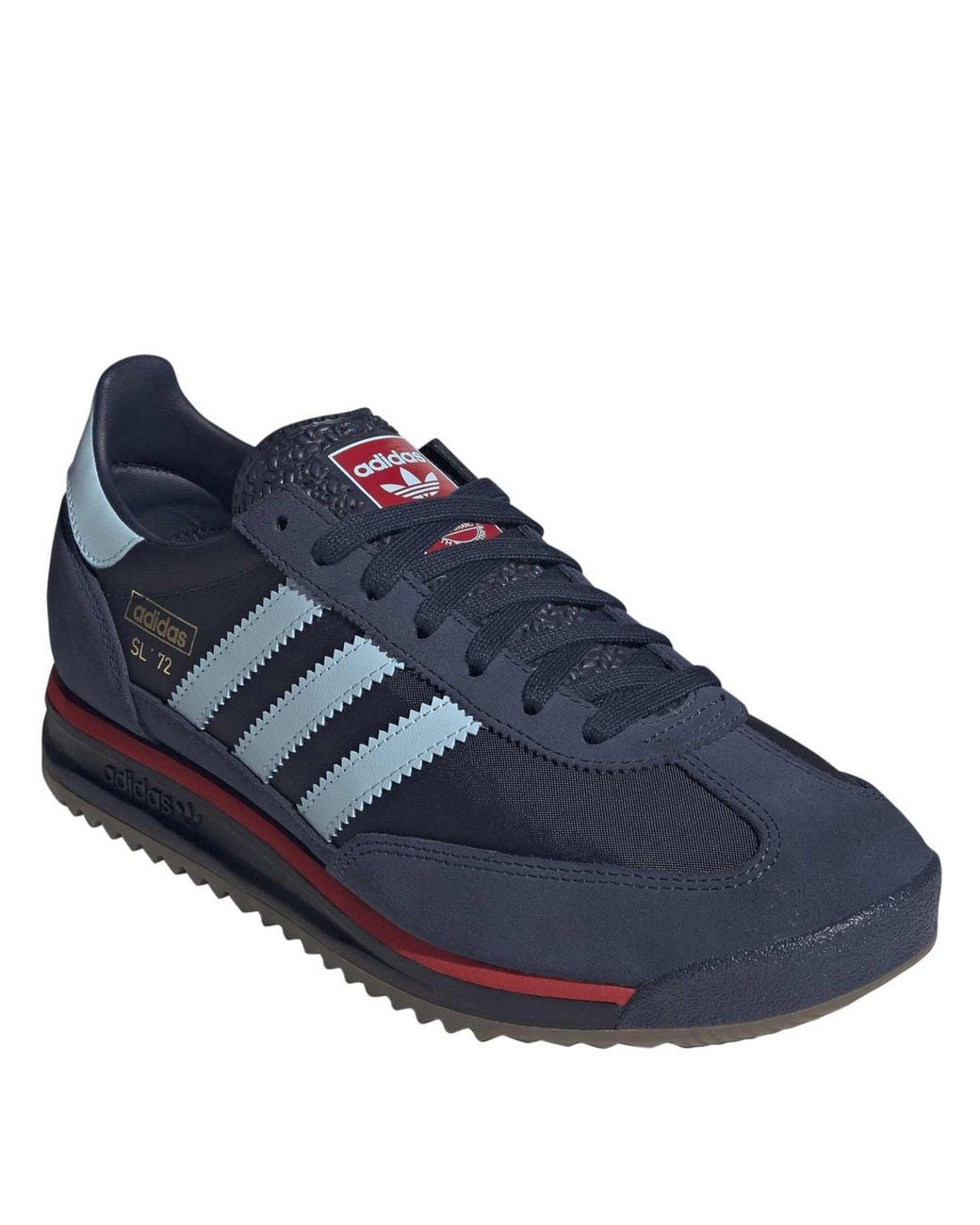 Adidas Originals Blue Sl 72 Rs Leather Low-Top Trainers for men