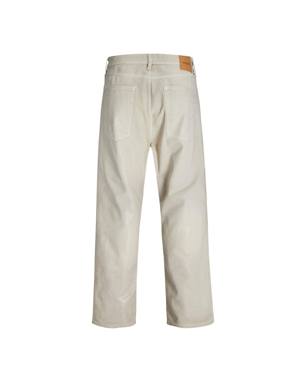 Jack & Jones Gray Alex Wide Leg Trouser for men